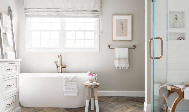 Apply Earthy Neutral Color Scheme - Bathroom Remodeling Ideas