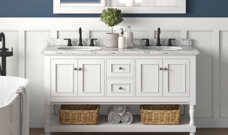 Classic White Vanity - Bathroom Vanity ideas