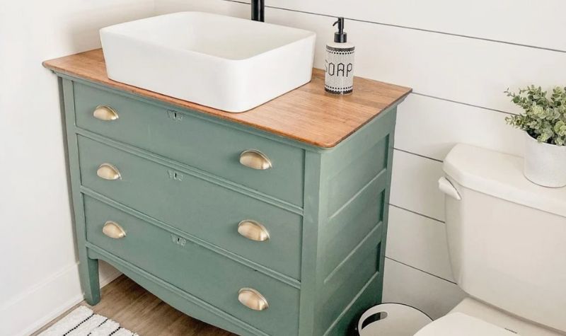 Dresser Style Bathroom Vanity Idea - Bathroom Vanity ideas