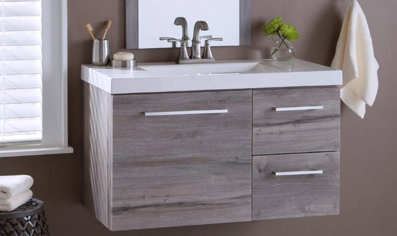 Floating Wall Hung Vanity - Bathroom Vanity designs
