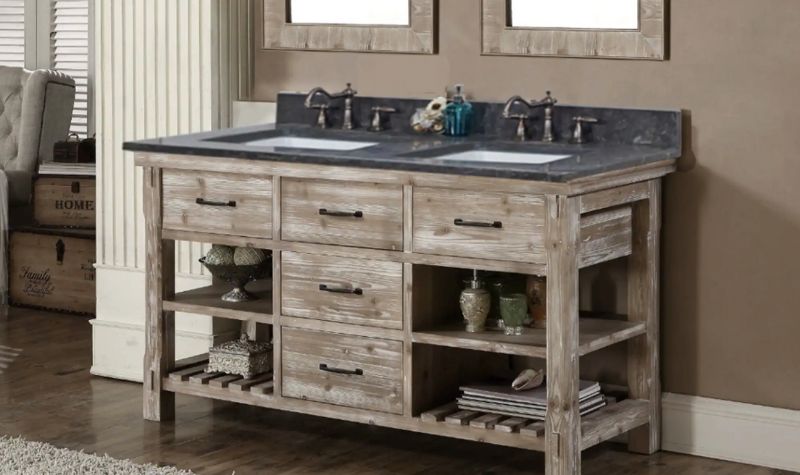 Go Rustic - Bathroom Vanity decor