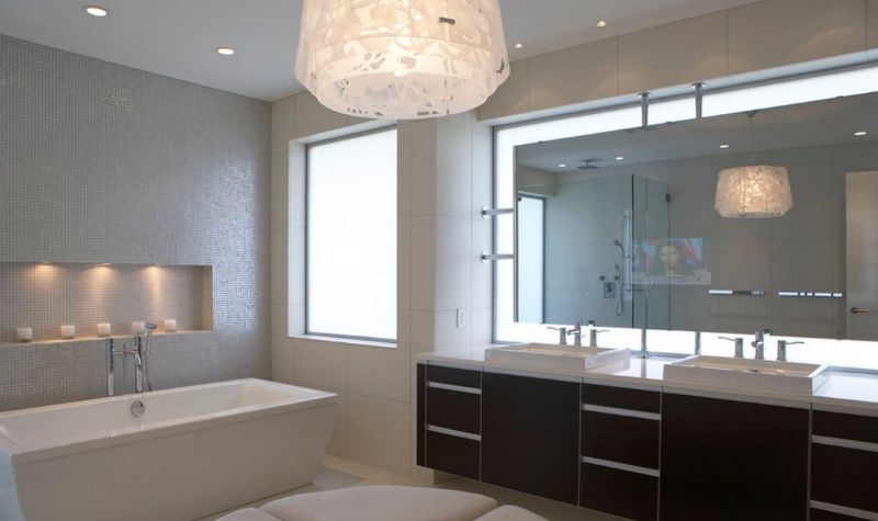 Lighting Fixtures - Trendy Bathroom Designs