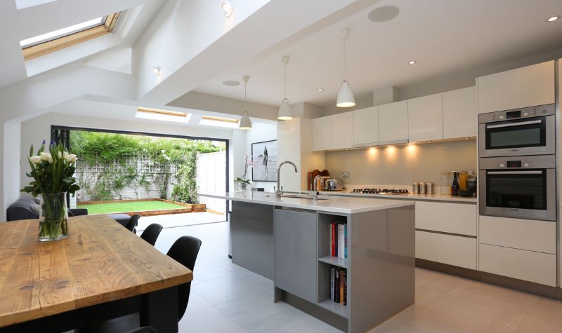 Open Plan Layouts & Open Plan Back Kitchen - Kitchen Design Trends
