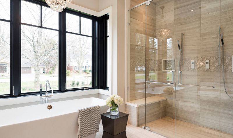 Place A Shower Window - Trendy Bathroom Designs