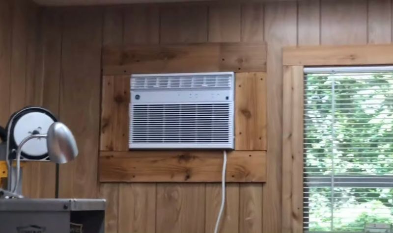 Place A Wall Air Conditioner - Garage Renovation Ideas