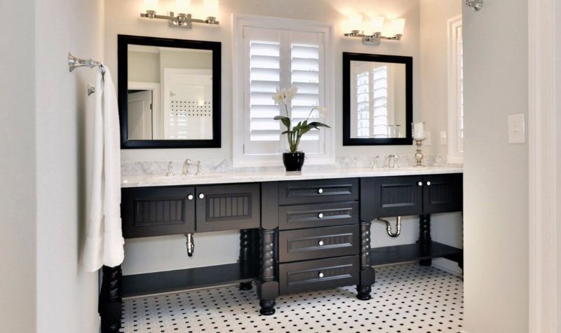 Refined Double Bathroom Vanity - Bathroom Vanity ideas