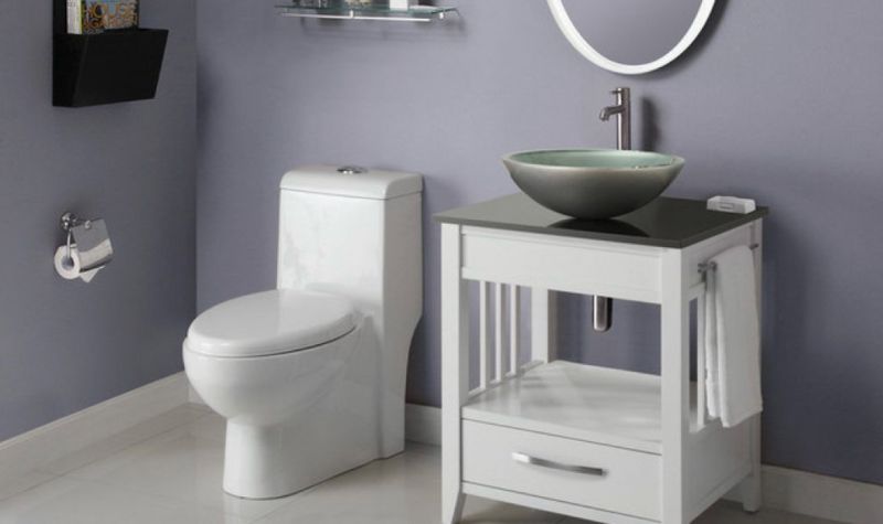 Small Vessel Vanity - Bathroom Vanity