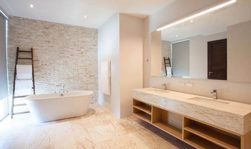 Stone Flooring - Bathroom Renovations