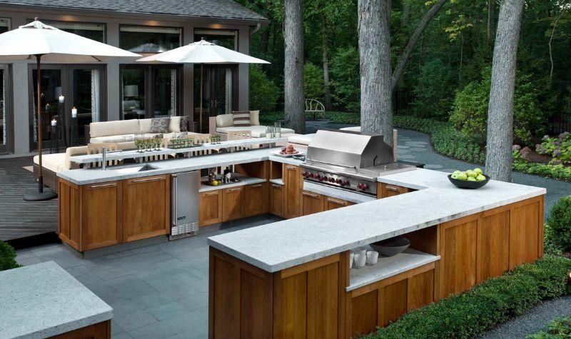 Trendy Outdoor Kitchen Design - Kitchen trending designs