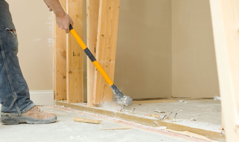 Demolition During Complete Home Remodeling