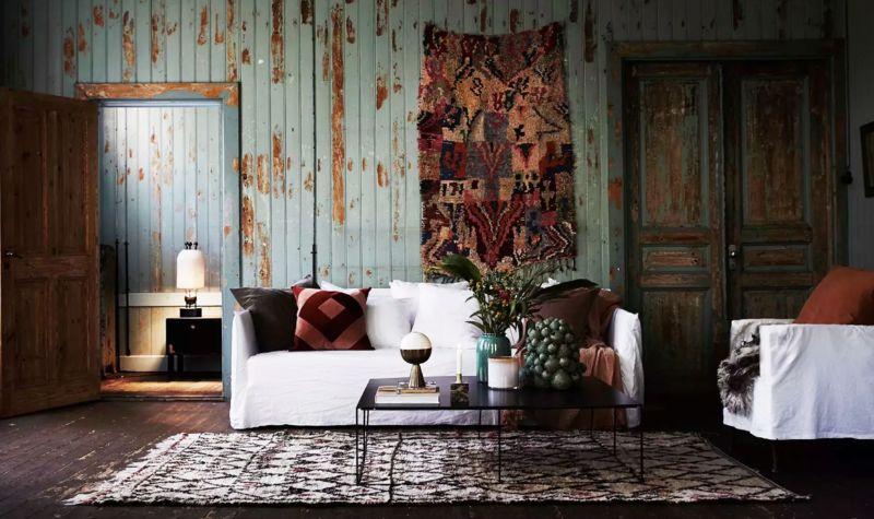 Asymmetric Approach in Wabi Sabi style interior