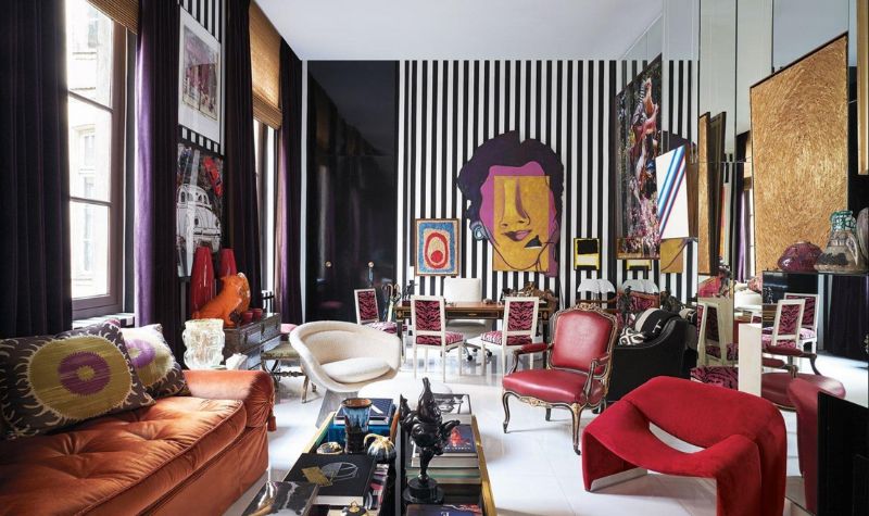 Cohesive Color Palette in Maximalist design spaces