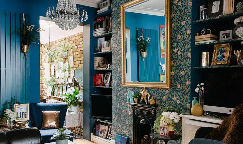 Metallic Accents in Maximalist space
