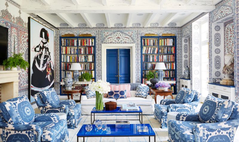 Repetitive Patterns for Maximalist Interior Design